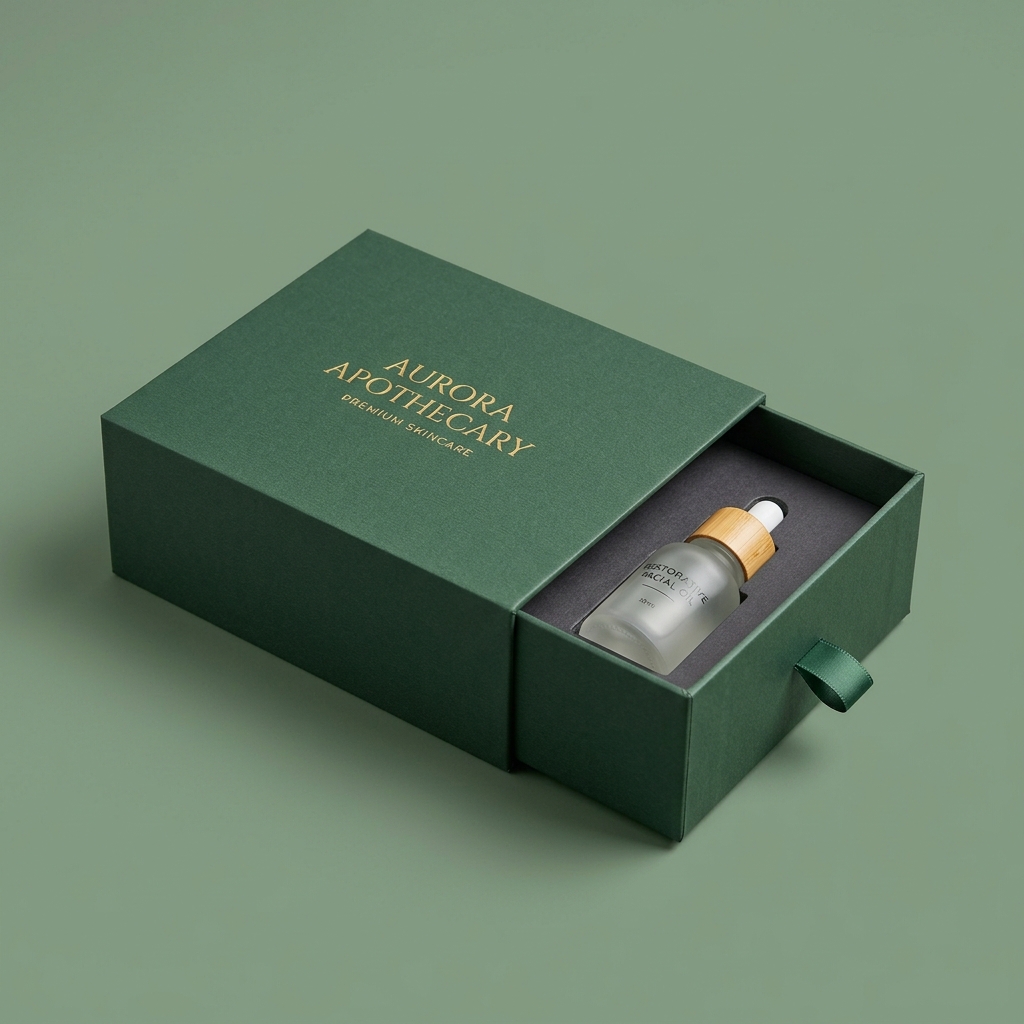 custom rigid box with insert