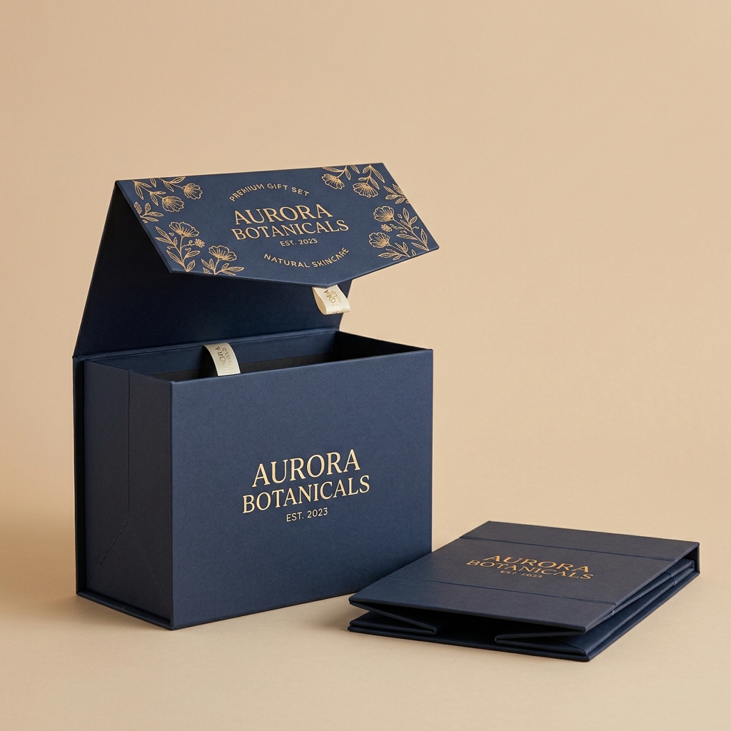 collapsible rigid box packaging